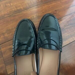 J Crew Winona penny loafers in spazzolato leather